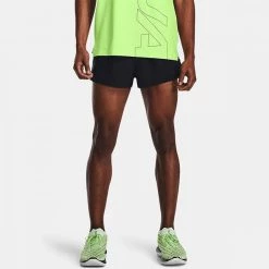 UNDER ARMOUR SHORT LAUNCH RUN SPLIT Nero -Tendenza Italia under armour 1361491 short launch run split abbigliamento running uomo 042857401 001 3