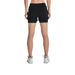 UNDER ARMOUR SHORT ISOCHILL 2IN1 DONNA Nero -Tendenza Italia under armour 1361582 short isochill 2in1 donna abbigliamento running donna 044938801 001 4