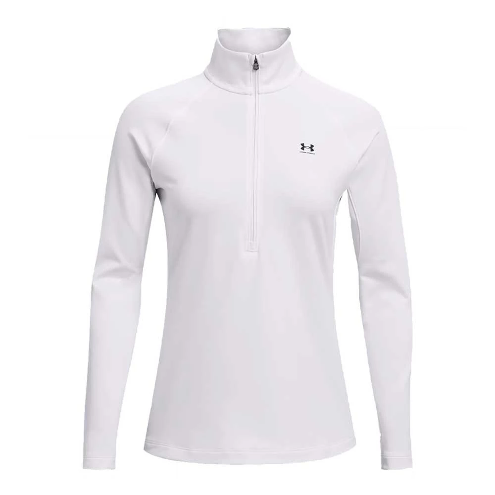 UNDER ARMOUR MAGLIA MANICA LUNGA 1/2 ZIP AUTHENTICS COLDGEAR®DONNA Bianco 3 UNDER ARMOUR MAGLIA MANICA LUNGA 1/2 ZIP AUTHENTICS COLDGEAR®DONNA Bianco