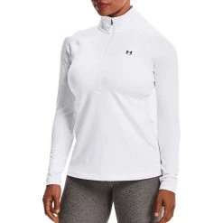 UNDER ARMOUR MAGLIA MANICA LUNGA 1/2 ZIP AUTHENTICS COLDGEAR®DONNA Bianco 9 UNDER ARMOUR MAGLIA MANICA LUNGA 1/2 ZIP AUTHENTICS COLDGEAR®DONNA Bianco -Tendenza Italia under armour 1368699 maglia manica lunga 1 2 zip authentics coldgear donna abbigliamento training e palestra donna 044070201 100 3