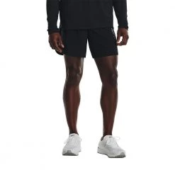 UNDER ARMOUR SHORT SPEEDPOCKET 7'' Nero -Tendenza Italia under armour 1369780 short speedpocket 7 abbigliamento running uomo 044901501 001 3