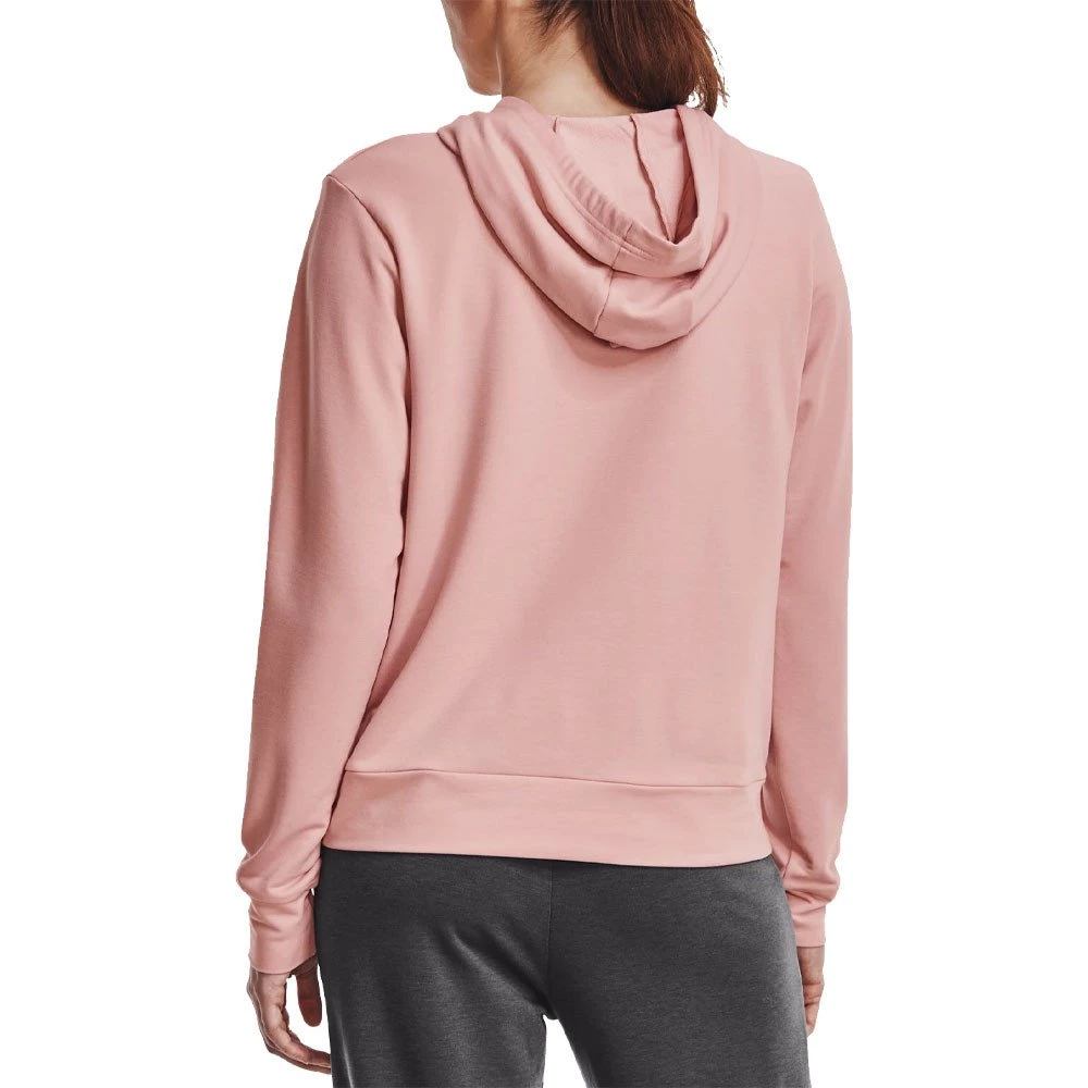 UNDER ARMOUR FELPA CON CAPPUCCIO RIVAL TERRY DONNA Rosa - immagine 4