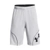 UNDER ARMOUR SHORT PERIMETER 11 Bianco -Tendenza Italia under armour 1370222 short perimeter 11 abbigliamento basket uomo 044616401 014 1