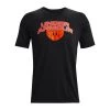 UNDER ARMOUR T-SHIRT BBALL BRANDED WORDMARK Nero -Tendenza Italia under armour 1370233 t shirt bball branded wordmark abbigliamento basket uomo 044616601 001 1