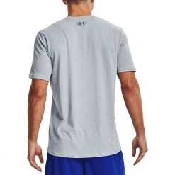 UNDER ARMOUR T-SHIRT BBALL BRANDED WORDMARK Grigio -Tendenza Italia under armour 1370233 t shirt bball branded wordmark abbigliamento basket uomo 044616701 011 4