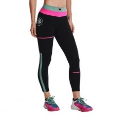 UNDER ARMOUR LEGGINGS RUN ANYWHERE DONNA Nero -Tendenza Italia under armour 1370342 leggings run anywhere donna abbigliamento running donna 044944501 001 3