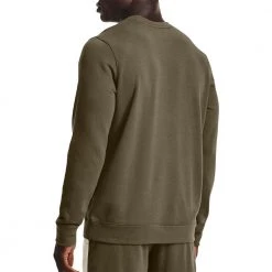 UNDER ARMOUR FELPA GIROCOLLO LOGO RIVAL TERRY Verde -Tendenza Italia under armour 1370391 felpa girocollo logo rival terry abbigliamento training e palestra uomo 044904201 361 4