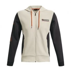 UNDER ARMOUR FELPA FULL ZIP CON CAPPUCCIO SUMMIT KNIT Beige