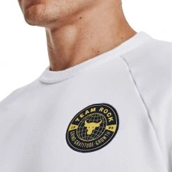 UNDER ARMOUR FELPA GIROCOLLO PROJECT ROCK Bianco -Tendenza Italia under armour 1370452 felpa girocollo pjt rock abbigliamento training e palestra uomo 044905201 100 5