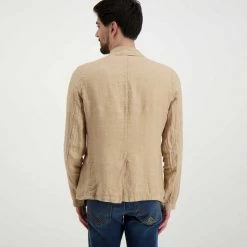 V2 GIACCA IN LINO SARTORIALE Beige -Tendenza Italia v2 gusli giacca in lino sartoriale casual uomo 045118901 sab 4