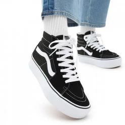 VANS SK8-HI PLATFORM 2.0 DONNA Nero -Tendenza Italia vans va3tkn6bt sk8 hi platform 2 0 donna tutte sneaker donna 036722901 blwh 6