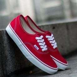 VANS AUTHENTIC Rosse Rosso -Tendenza Italia vans vee3red authentic rosse tutte sneaker uomo 023626101 red 6