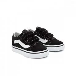 VANS OLD SKOOL VELCRO BABY Nero -Tendenza Italia vans vn000d3yblk old skool velcro baby tutte sneaker baby 037978001 blk 5
