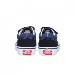 VANS OLD SKOOL VELCRO BAMBINO Blu -Tendenza Italia vans vn000vhenwd old skool velcro bambino tutte sneaker bambino 043221101 nwd 3