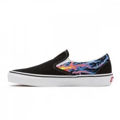 VANS SLIP-ON ELECTRIC FLAME Nero -Tendenza Italia vans vn000xg8b03 slip on electric flame tutte sneaker uomo 044512001 b03 6