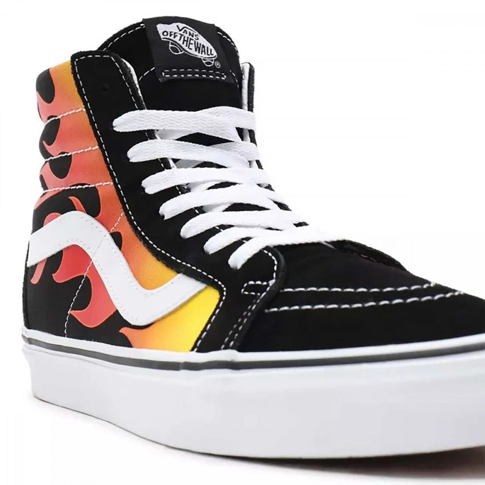 VANS SK8-HI FLAME Nero 7 VANS SK8-HI FLAME Nero - immagine 5