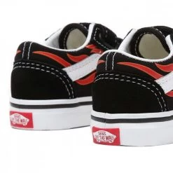 VANS OLD SKOOL FLAME VELCRO BABY -Tendenza Italia vans vn0a344kphn old skool flame velcro baby tutte sneaker baby 044482801 phn 3