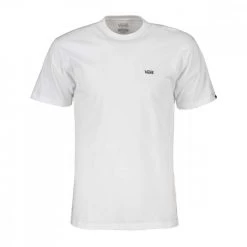 VANS T-SHIRT LEFT CHEST LOGO Bianco