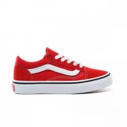 VANS OLD SKOOL LOGO BAMBINO Rosso