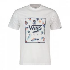 VANS T-SHIRT CLASSIC PRINT BOX Bianco