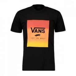 VANS T-SHIRT CLASSIC PRINT BOX Nero