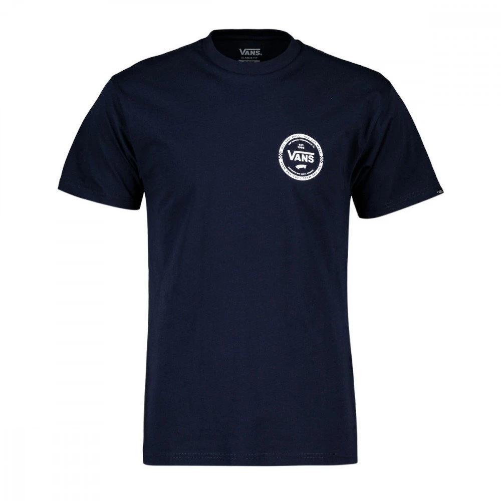 VANS T-SHIRT LOGO CHECK Blu 3 VANS T-SHIRT LOGO CHECK Blu