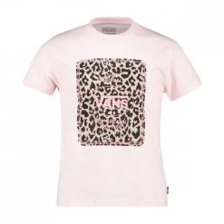 VANS T-SHIRT JEWEL LEOPARD BAMBINA Rosa