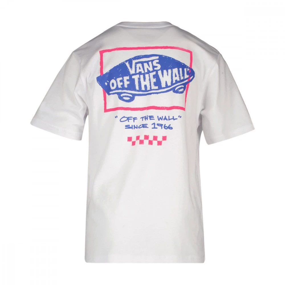 VANS T-SHIRT SKETCHY PAST BAMBINO Bianco 4 VANS T-SHIRT SKETCHY PAST BAMBINO Bianco - immagine 2