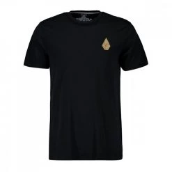 VOLCOM T-SHIRT HOOPER FA GLIMMER Nero