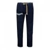 WHITE SAND PANTALONI CHINO IN DENIM CON TASCA Blu