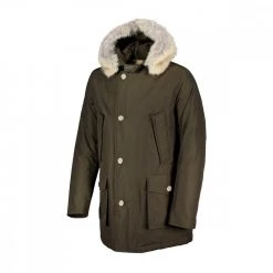 WOOLRICH ARCTIC PARKA DETACHABLE FUR Verde