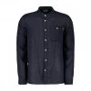 WOOLRICH CAMICIA IN LINO COLLO COREANA Blu -Tendenza Italia woolrich cfwosi0079mrut2558 camicia in lino collo guru casual uomo 044672701 3989 1