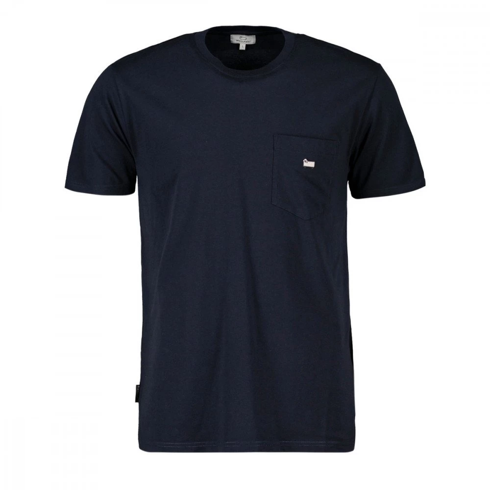 WOOLRICH T SHIRT LOGO POCKET Blu 3 WOOLRICH T SHIRT LOGO POCKET Blu
