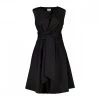 WOOLRICH ABITO CORTO POPLINE DONNA Nero -Tendenza Italia woolrich cfwwdr0100frut3027 abito popline short donna casual donna 044674301 100 1