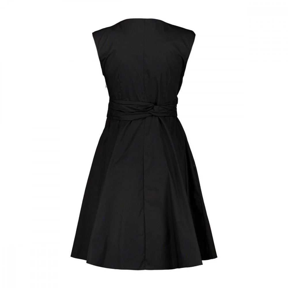 WOOLRICH ABITO CORTO POPLINE DONNA Nero 4 WOOLRICH ABITO CORTO POPLINE DONNA Nero - immagine 2