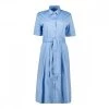 WOOLRICH ABITO CHEMISIER IN CHAMBRAY DONNA Azzurro -Tendenza Italia woolrich cfwwdr0106frut2910 abito chemisier in chambrais donna casual donna 044674601 308 1