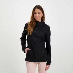 WOOLRICH GIACCA CON CAPPUCCIO LEAVITT DONNA Nero -Tendenza Italia woolrich cfwwou0628frut2886 giacca con cappuccio leavitt donna giacconi donna 044675401 100 5