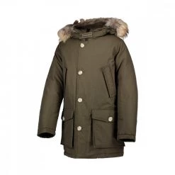 WOOLRICH ARCTIC PARKA FUR BAMBINO Verde